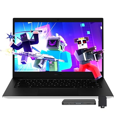 Notebook Samsung Galaxy Chromebook Go de 14" LED HD, Intel Celeron N4500, 4GB LPDDR4X, 1,12TB de armazenamento (128GB eMMC+1TB de estação de acoplamento), Intel UHD Graphics, Wi-Fi 6, webcam, Chr
