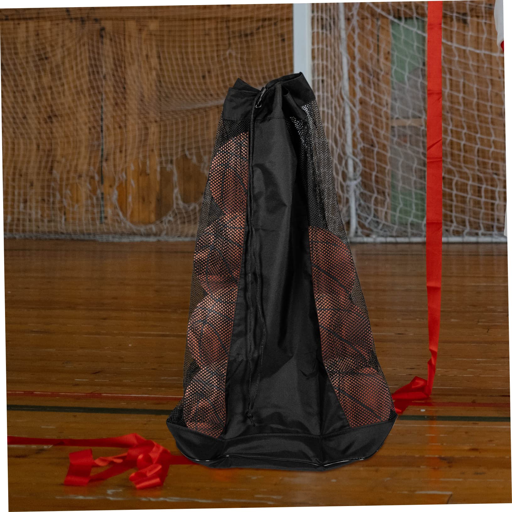 Amosfun Bolsa De Almacenamiento De Bolas Bolsa De Fútbol De Malla Bolsa De Malla para Equipos Bolsa De Pelota De Red Bolsa De Red De Natación Sola Bola Vóleibol Tela Oxford Aptitud Física