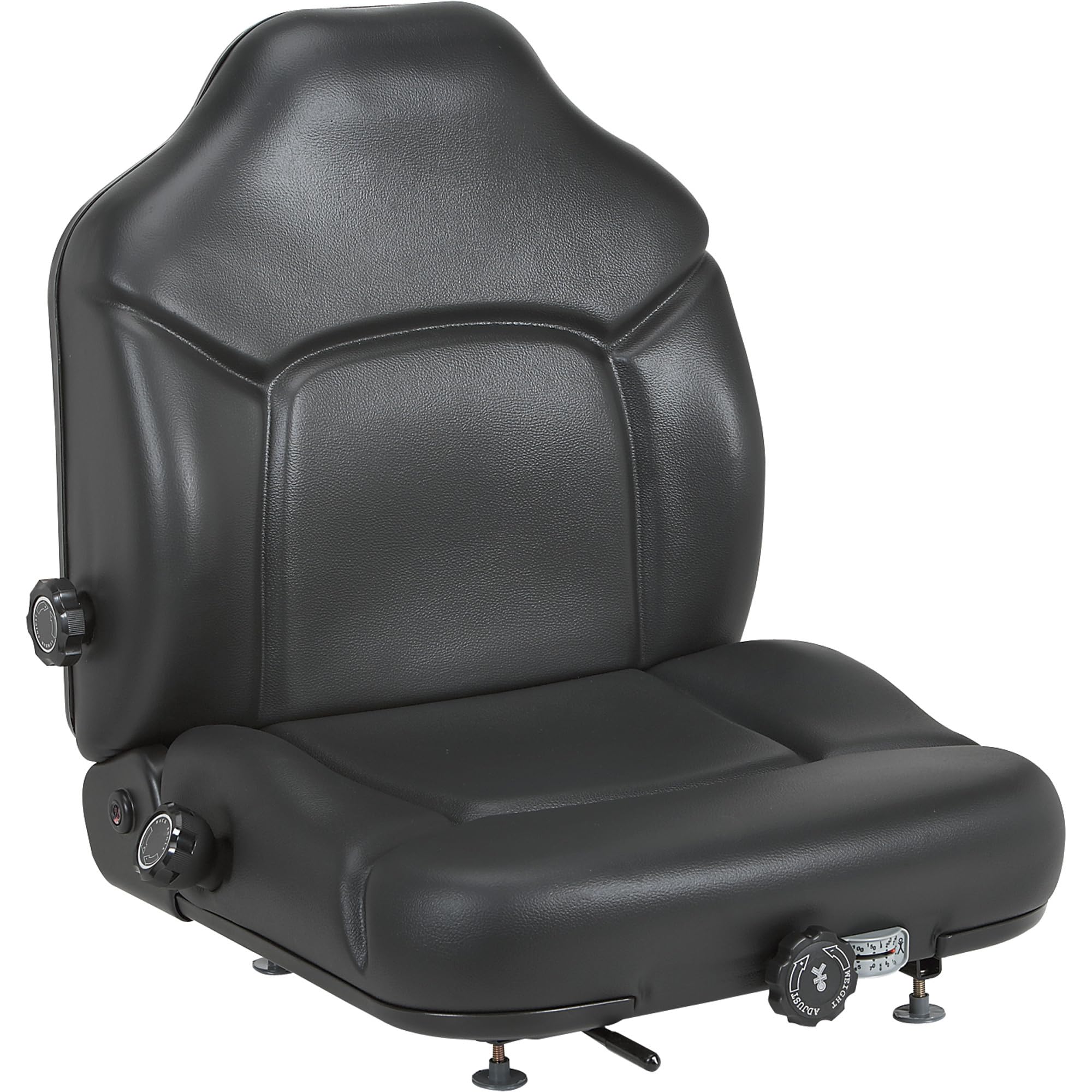 Michigan Highback Suspension Seat - Black, Model Number V-5200