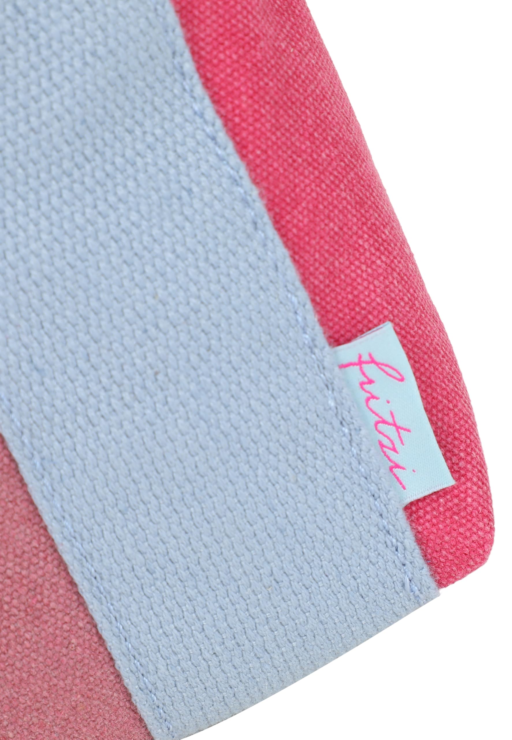 Fritzi Bini Limited Multi Crossbody Umhängetasche mit Reißverschluss und verstellbarem abnehmbarem Webbing-Schultergurt für Alltag und Freizeit 15,5 x 20 x 7 cm, Mehrfarbig