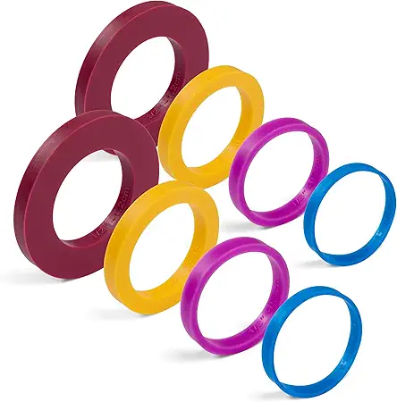 Rolling Pin Guide Ring Spacer Bands (8 Piece...