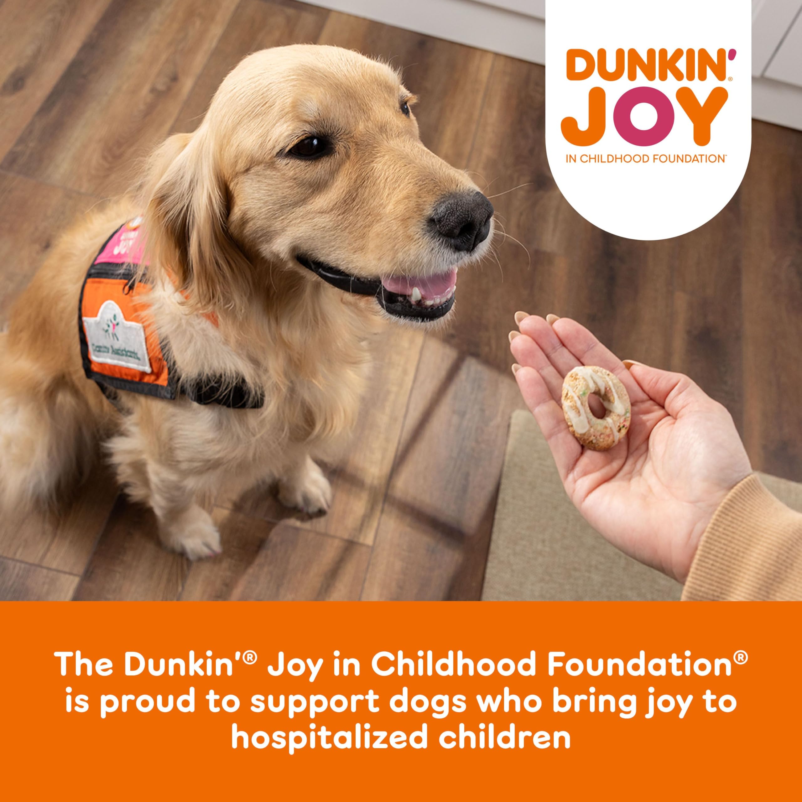 Milk-Bone Dunkin’ Vanilla Glaze Flavor Dog Biscuits with Other Natural Flavors, 8 Oz. Bag
