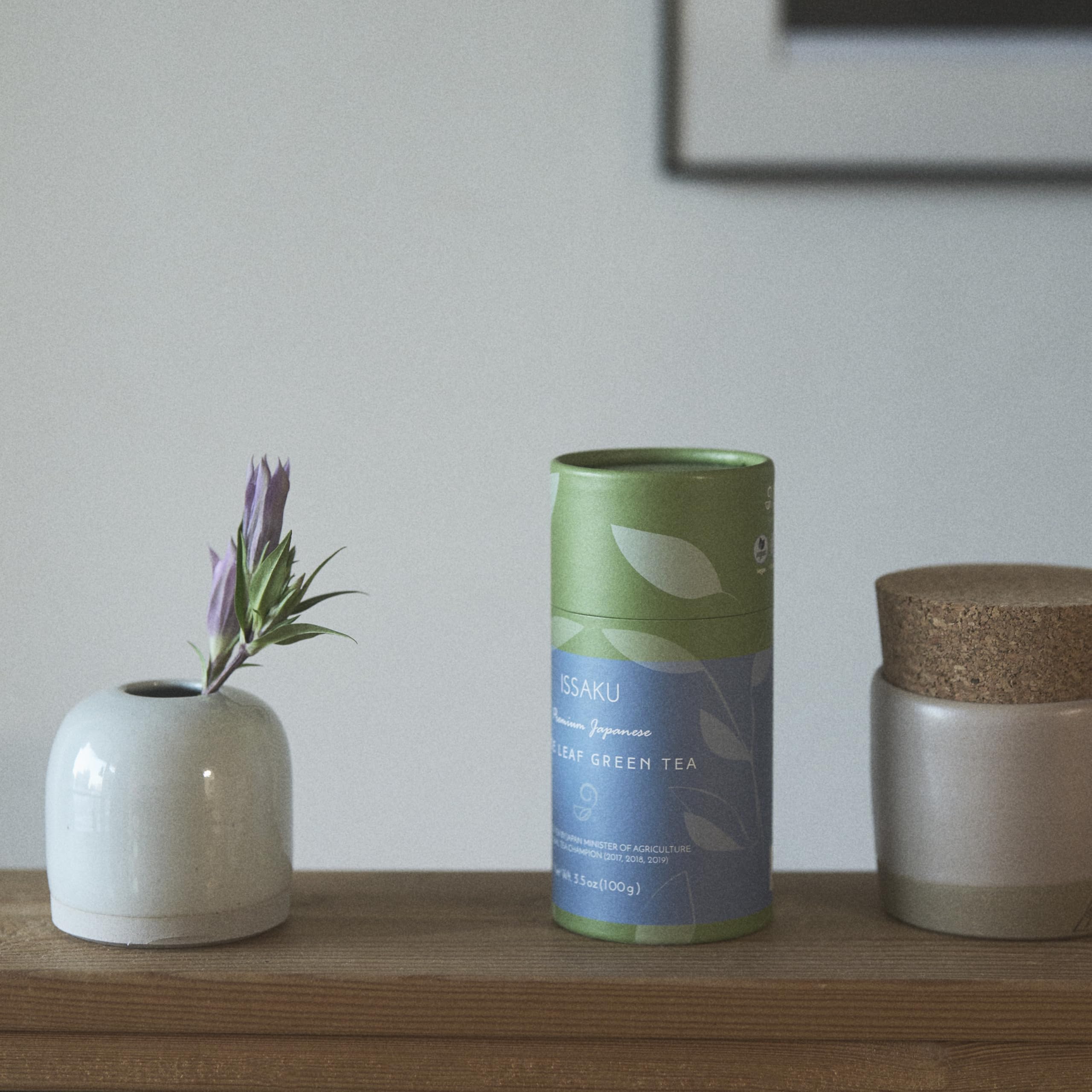 Matcha Issaku Gokuzyo Aracha and Teabag Tea Set from Japanese Green Tea Co Premium Japanese Green Tea Assortment — view 9