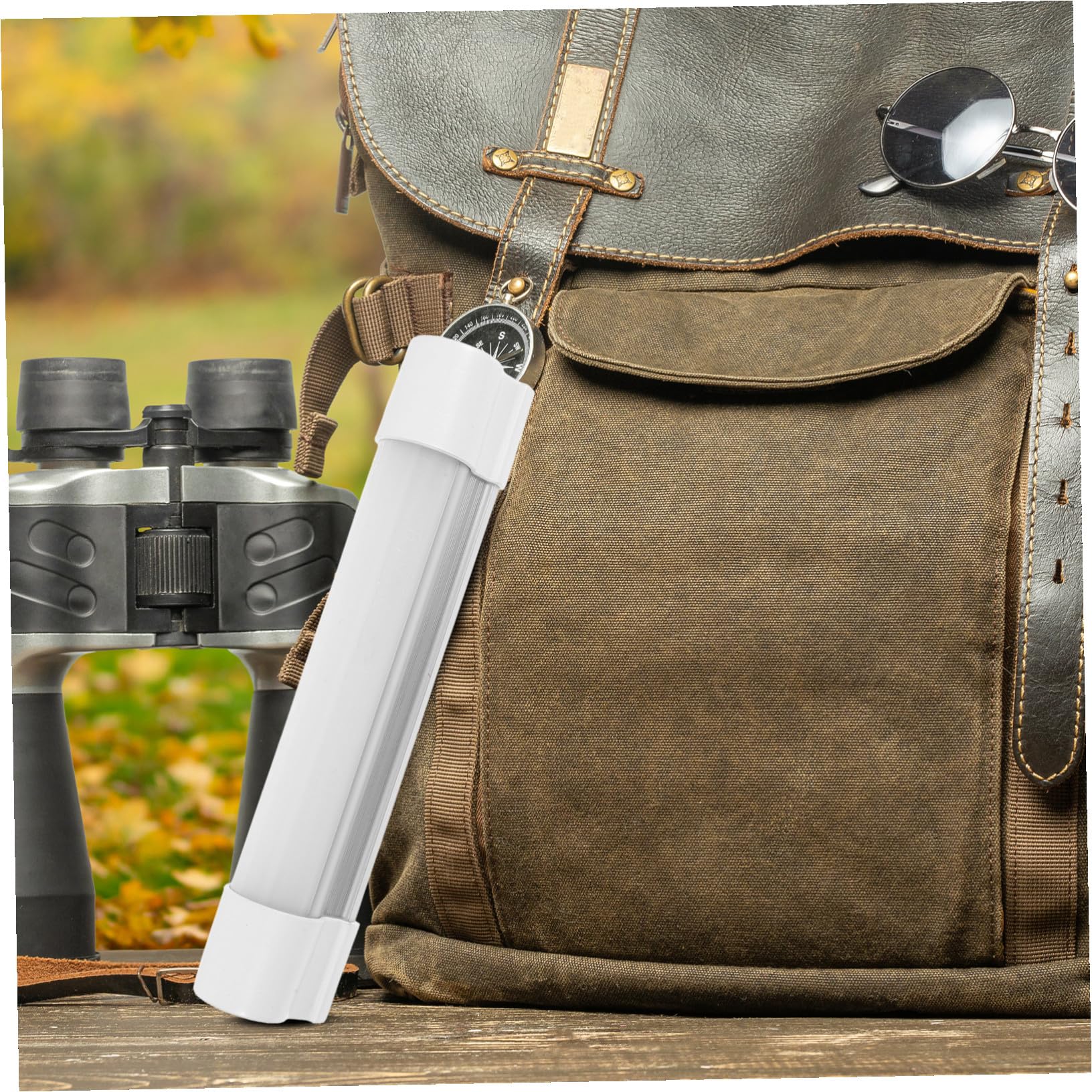 Cabilock Barra de Luz LED Magnética y Batería de 2200mah para Camping Puerto USB Gancho Lámpara Portátil de Plástico para Carpa y Actividades al Aire Libre