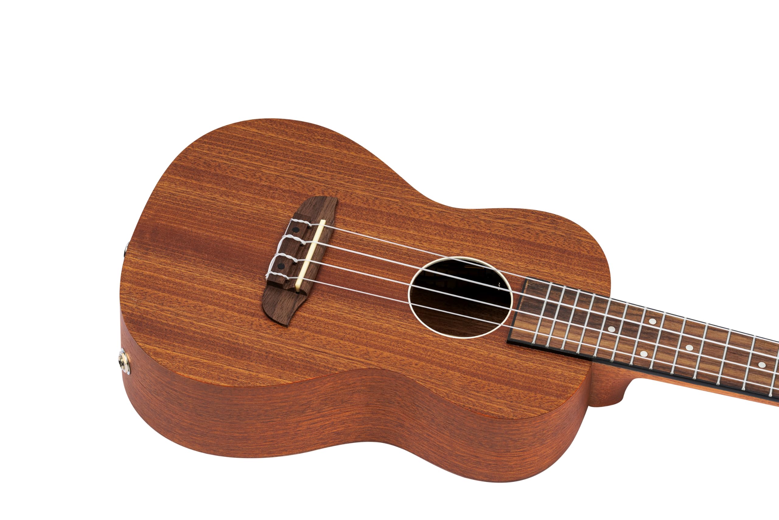 Ortega Guitars Ukulélé Concert Electro-Acoustique – Série Timber – Housse Incluse – Sapele, Naturel (RFU11SE)
