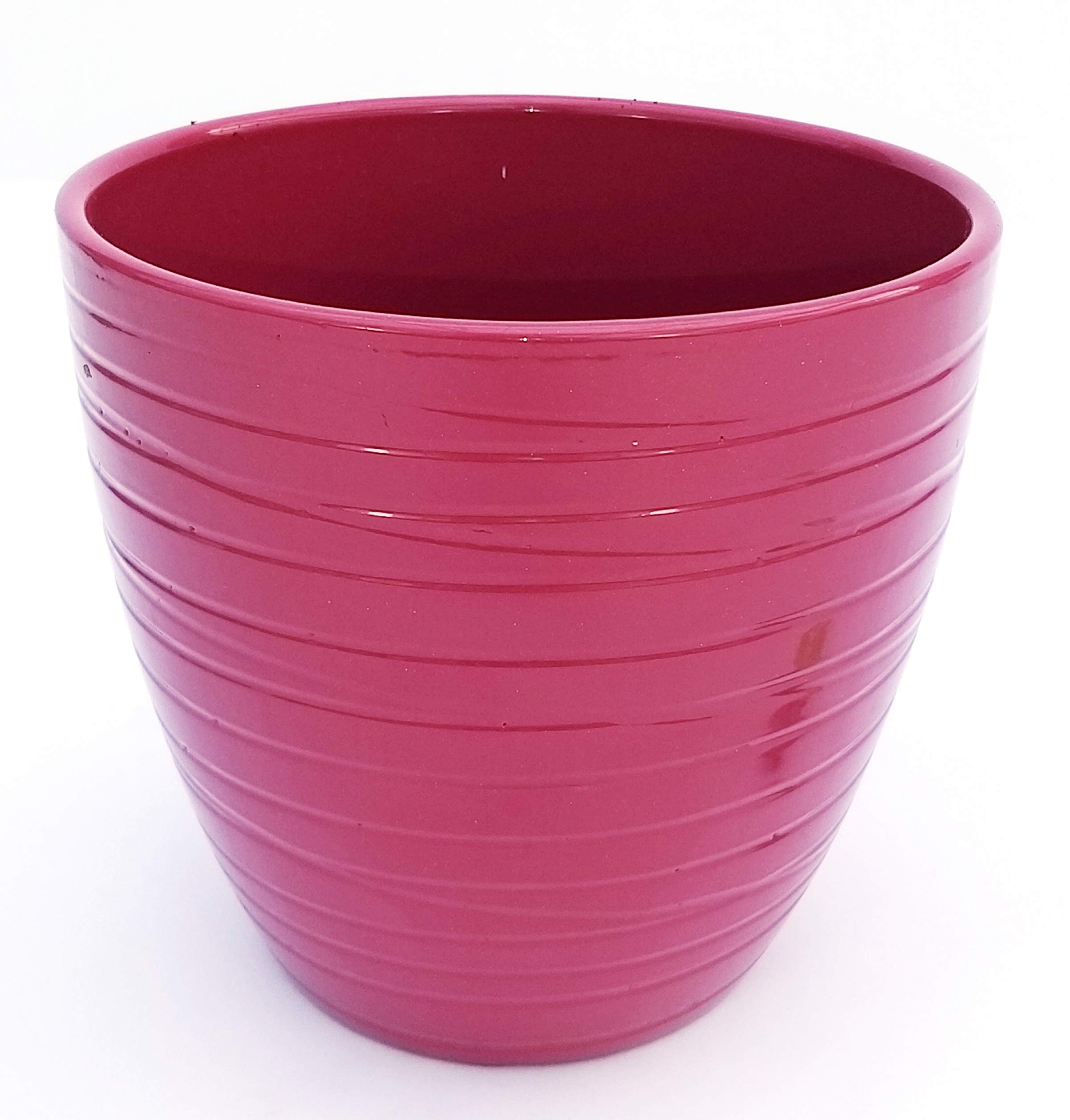 POWERS TO FLOWERS - BOUGAINVILLEA ROSSA IN VASO CERAMICA ROSSO, BUGANVILLEA, pianta vera