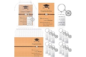 Bulk Graduation Gifts 2024 for Her Him: Inspirational Jewelry Keychains and Cards