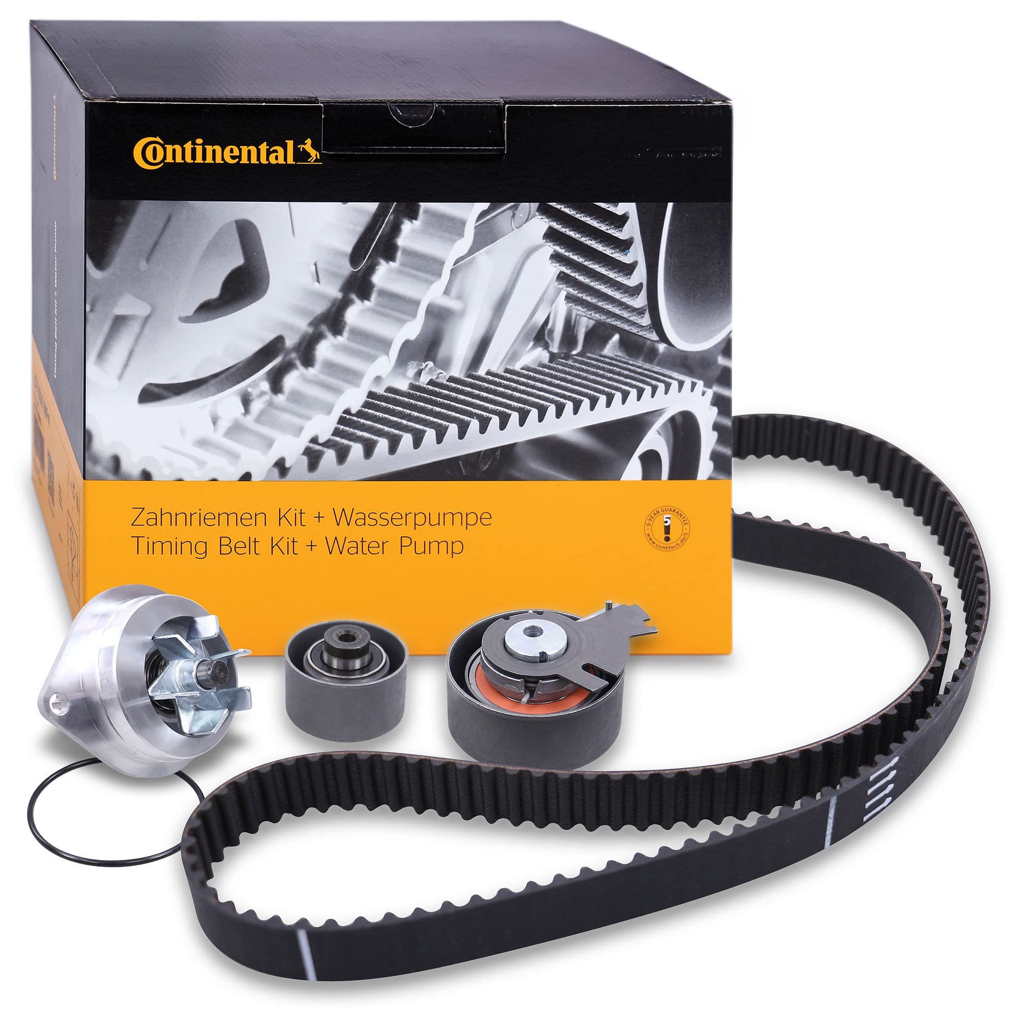 Timing Belt Kit + Water Pump CT1065WP1 CONTINENTAL CTAM for CITROËN PEUGEOT