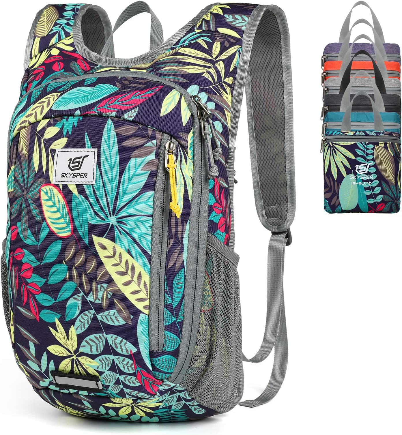 Small Daypack 10L/15L/20L Hiking Backpack Packable Lightweight Travel Compact Foldable Rucksack for Women Men