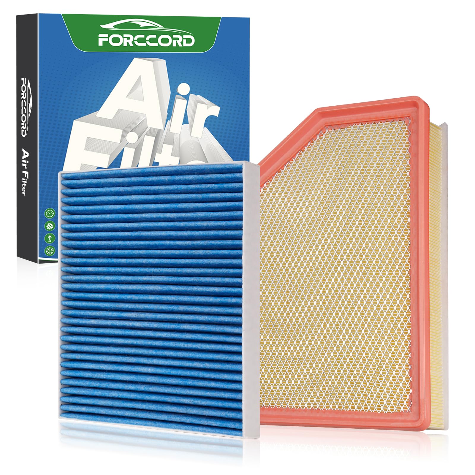 Cabin &amp; Engine Air Filter for 2020-2026 Silverado 2500HD/3500HD 6.6L Diesel