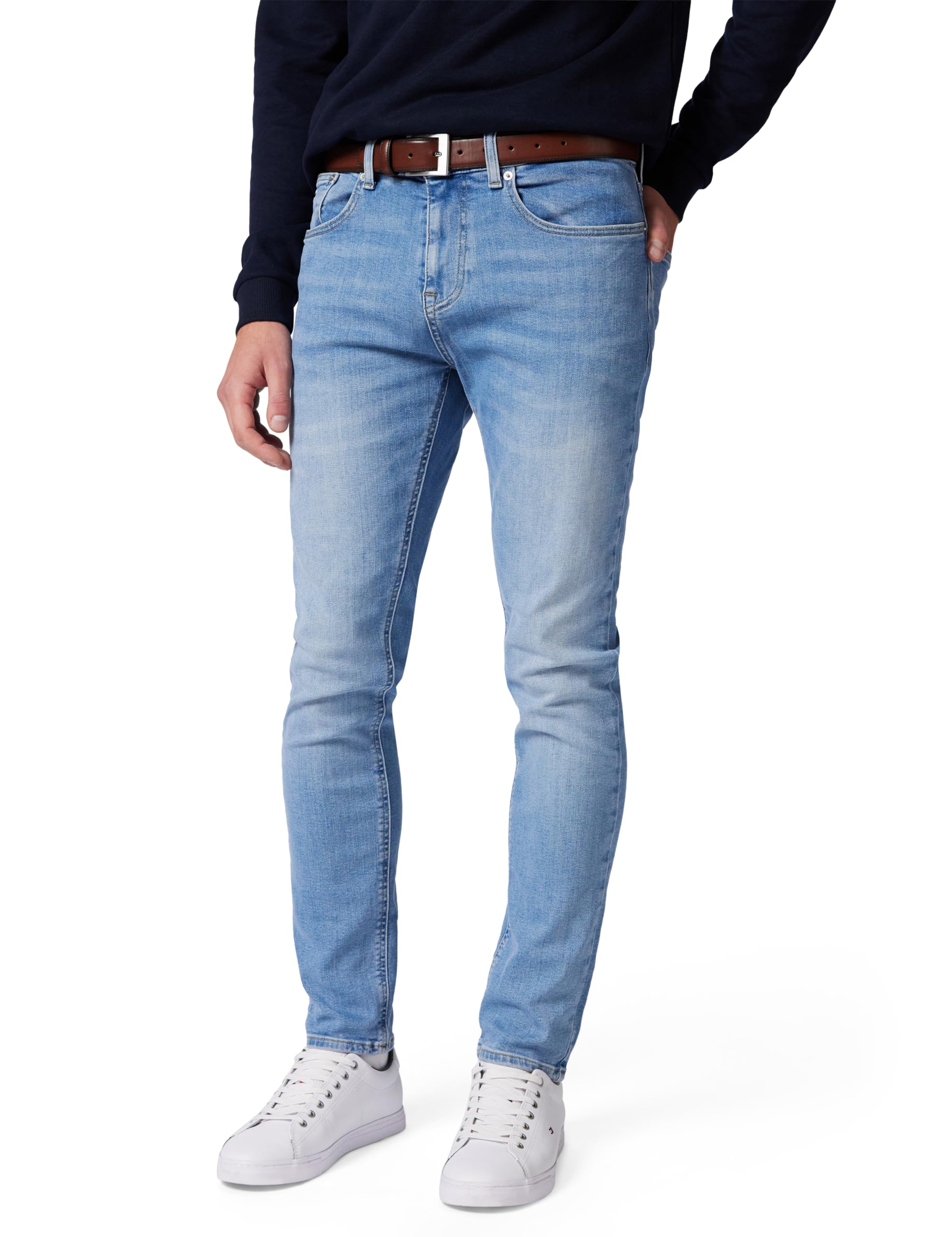 Tommy Jeans Mens Dm0dm20174 Slim, Blue, 36W / 34L UK