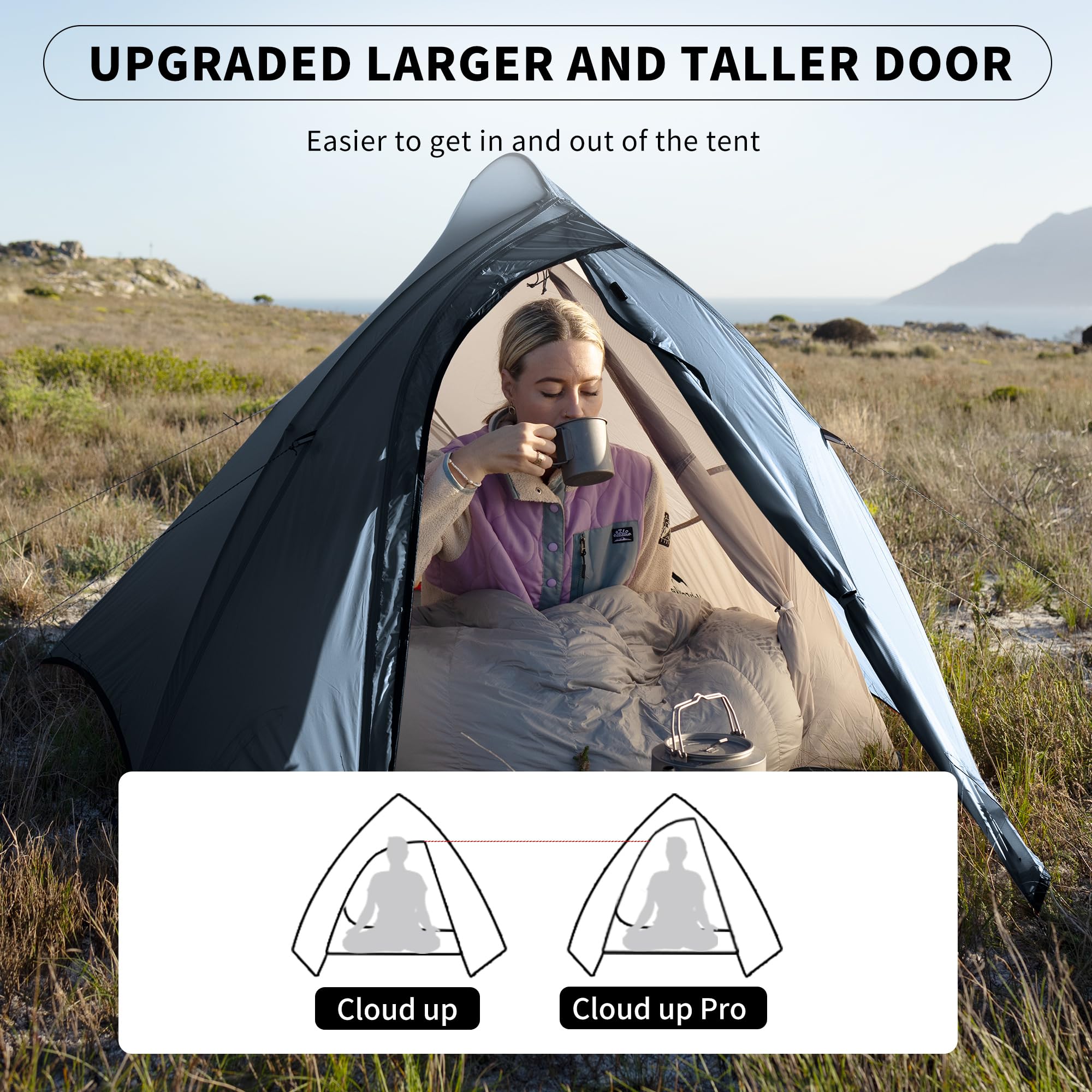 Naturehike Cloud Up 1 Person Ultralight Backpacking Double Layer