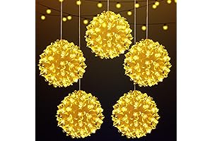 VIHOSE Outdoor Lighted Balls for Trees