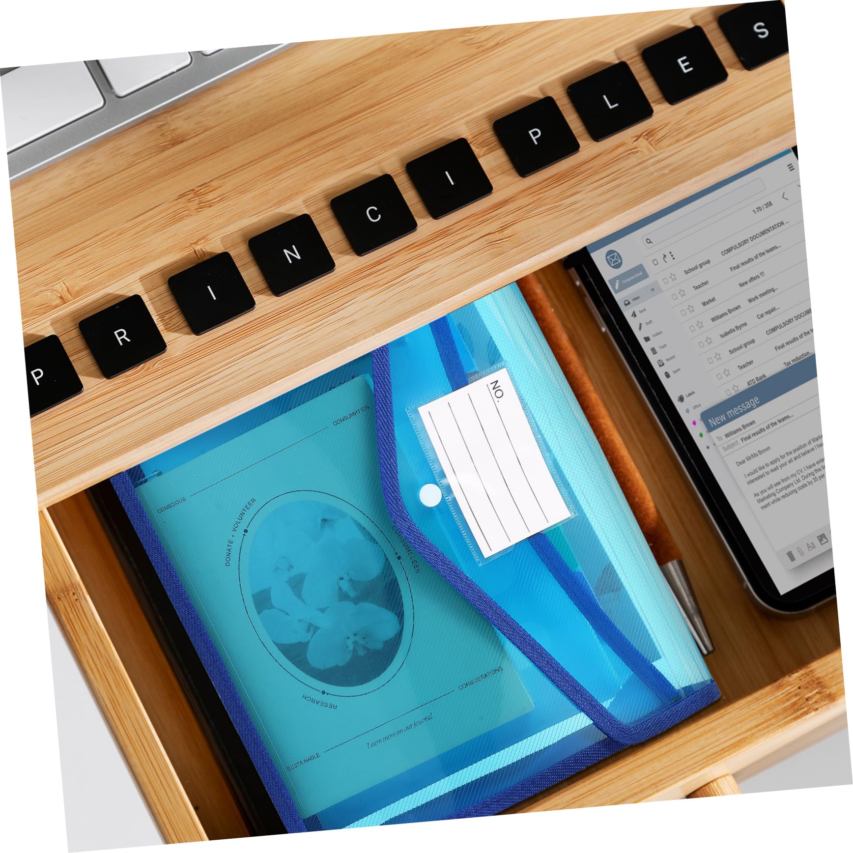 Veemoon 7pezzi Buste Per Documenti Espandibili in Formato Con Per Etichette e Chiusura Bottone Organizzatore Documenti Per Ufficio e Casa