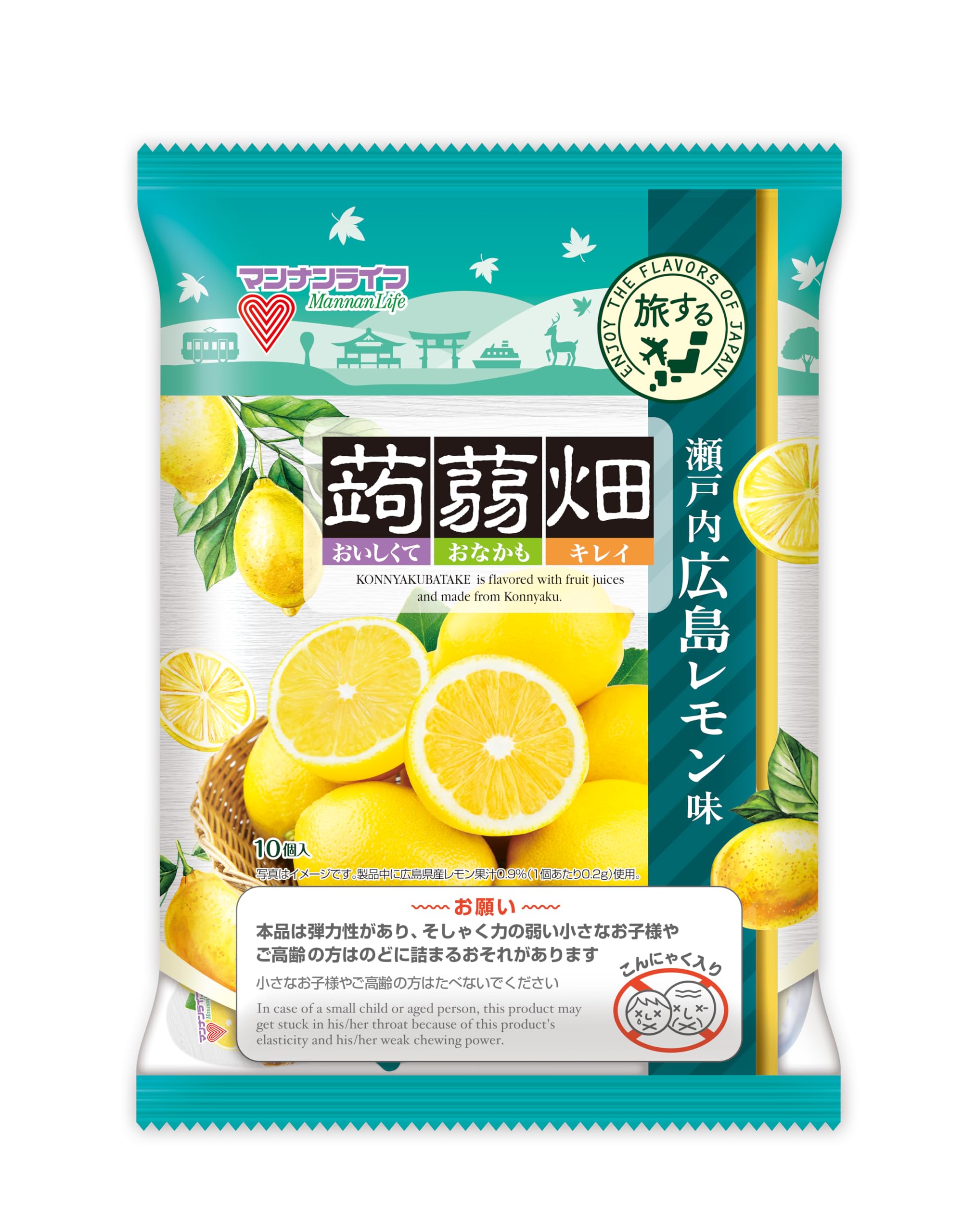 Amazon.co.jp: マンナンライフ 蒟蒻畑瀬戸内広島レモン味 25g×10個