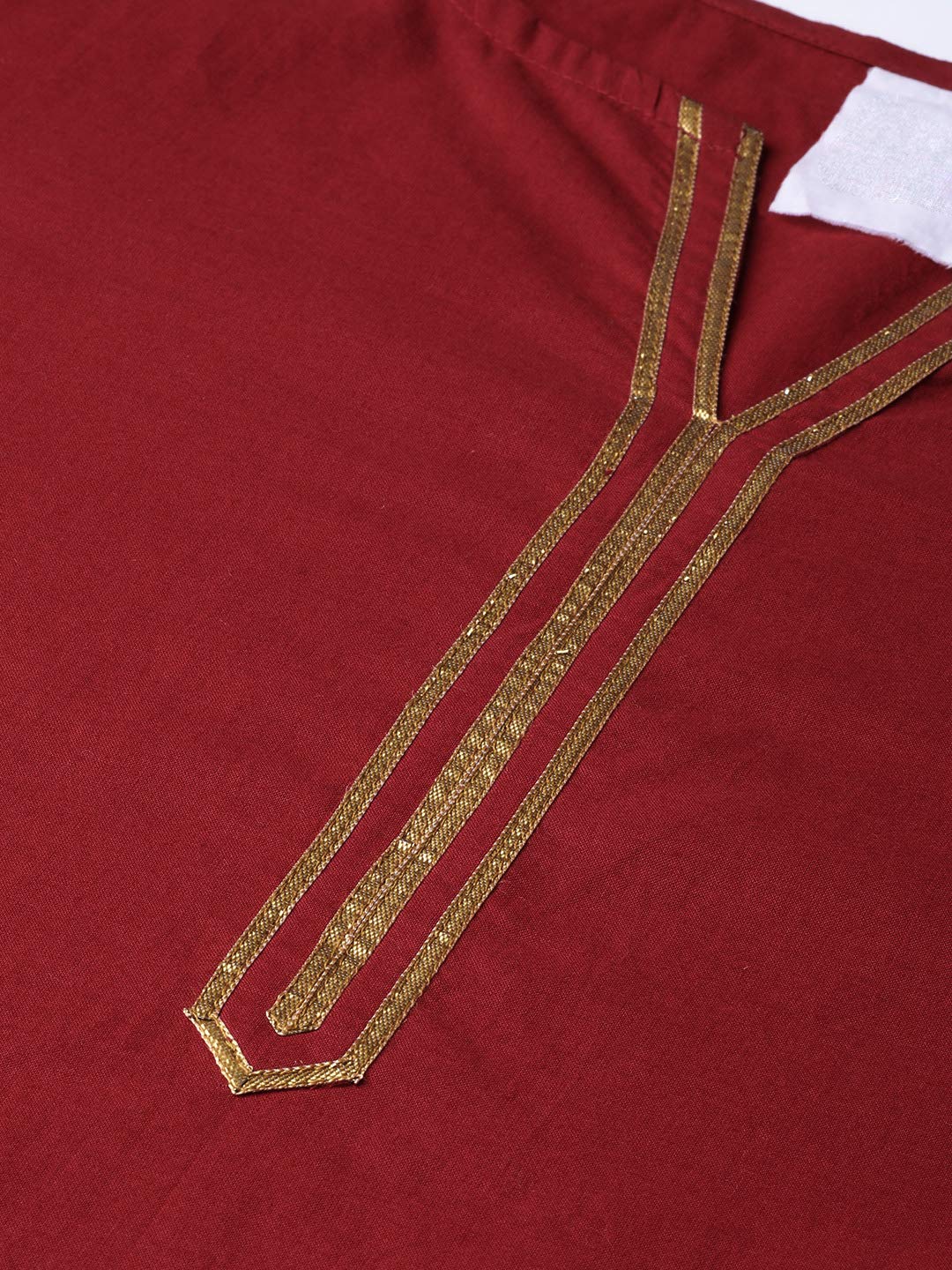 Idalia Maroon Kurta With Printed Pants & Dupatta