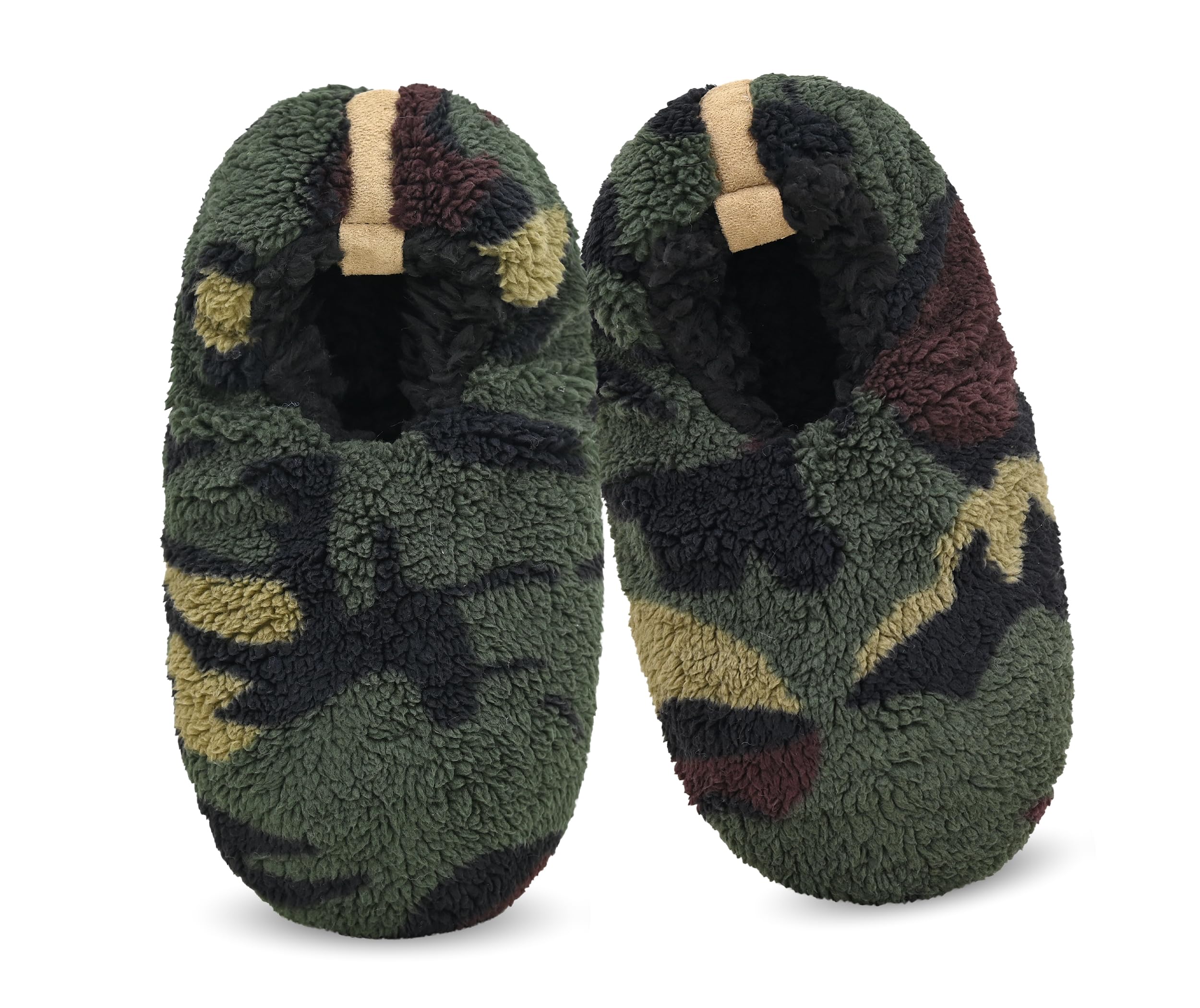 DICUIRD Womens Fleece Slipper Socks Non-Slip Grippers Indoor Slippers