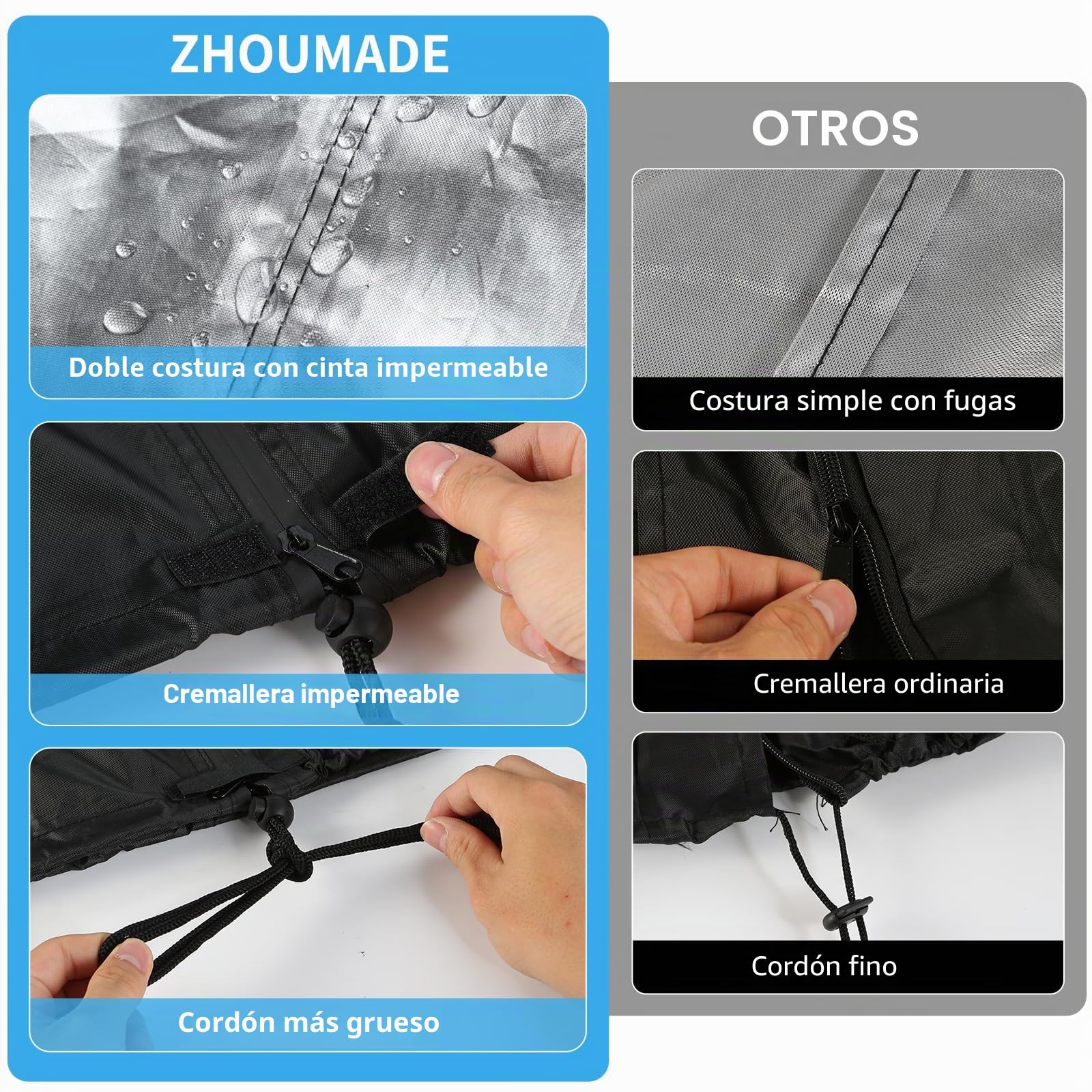 Funda Oxford 420D para saco de boxeo de pie, impermeable, protector exterior, funda 70"x28" con soporte chupete