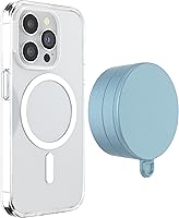 Vista 2 de PopSockets Soporte de teléfono con succión multisuperficie, montaje en superficie desmontable, soporte para teléfono compatible con MagSafe® - Blue
