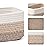 MiniArk Small Storage Baskets for Organizing | Closet Organizer Bins | Shelf Toy Basket | Woven Rope Baskets | Cube Decorative Box | Shallow Basket | 13x8.5x5.1 | 4 Packs Gradient Brown