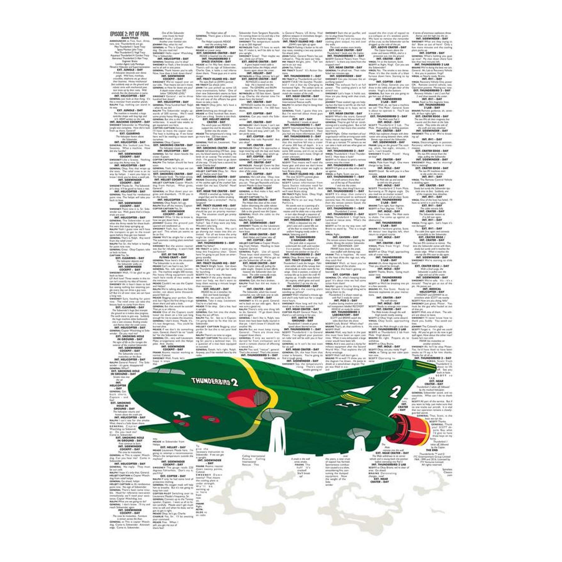 Spineless Classics Thunderbirds Episode 2 Pit of Peril SP310