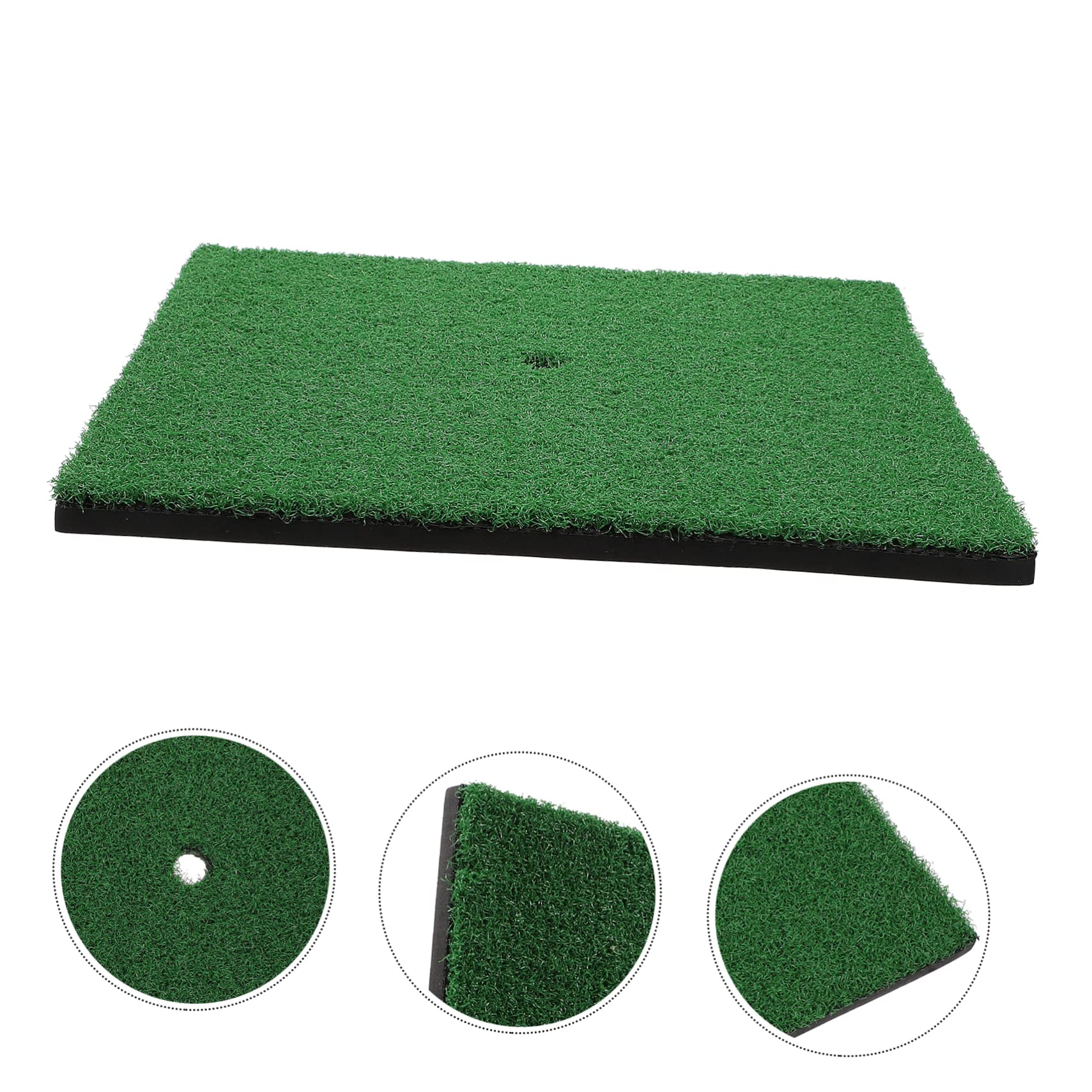 Garneck Practice Mat Green Lawn Straw Mat Outdoor Green Outdoor Carpet Golf Hitting Mats Golf Green Mat Golf Practice Mats Practical Golfing Hitting Mat Golfing Practice Rug Golfing Mat