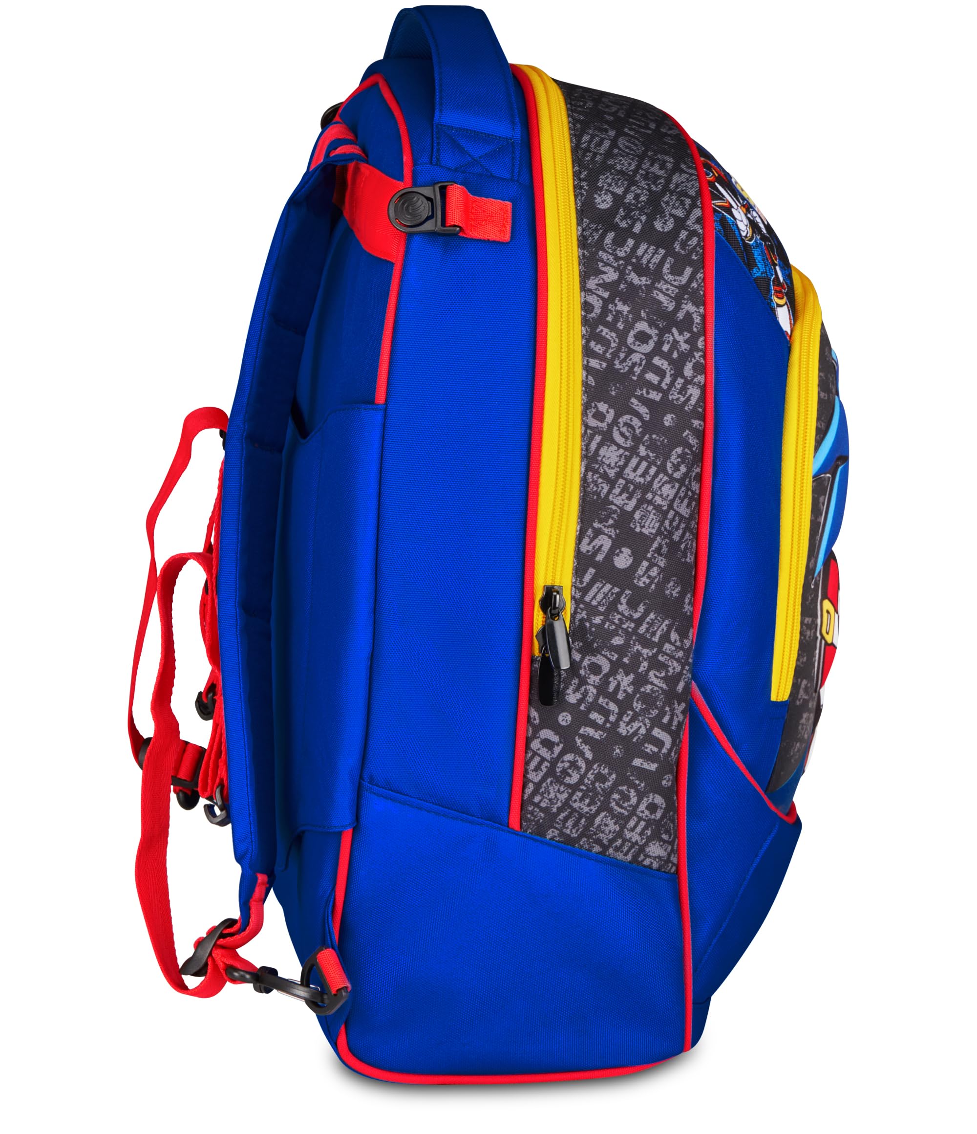 Seven Trolley Jack Scuola Sonic, Blu, 36 L, 3 Ruote, Doppio Scomparto, Crossover System, Doppio Utilizzo, Uso Zaino, Tasca portaborraccia, Scuola elementare e media, Bambini e ragazzi, Viaggi