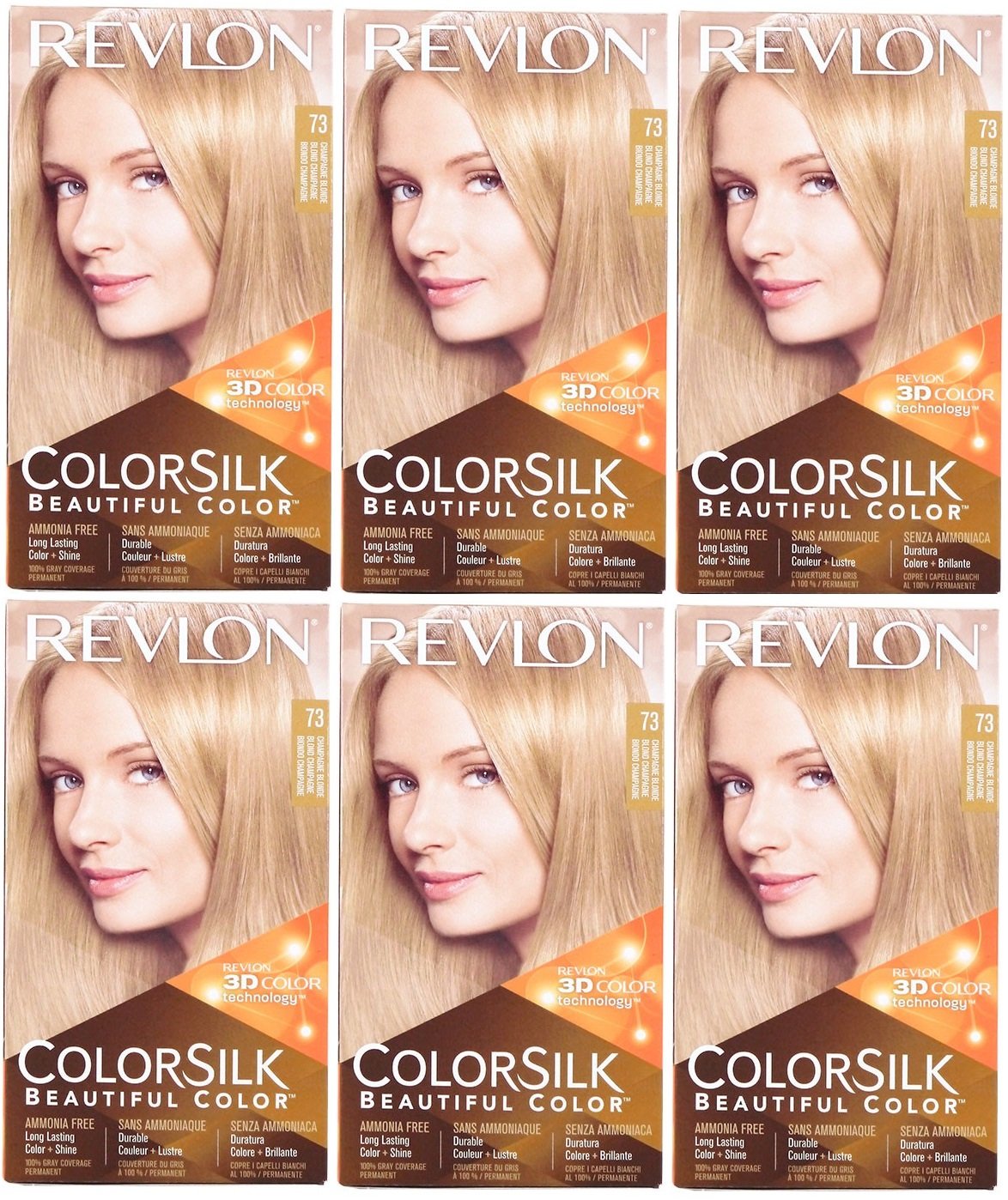 revlon colorsilk 73 champagne blonde