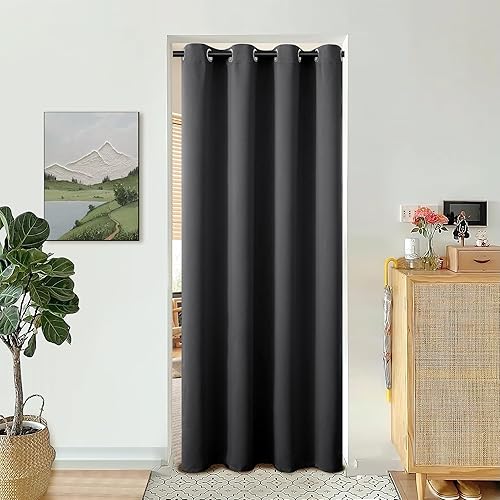 Miniatura 67 de BGment - Cortina para oscurecer habitaciones de 63 pulgadas de largo para dormitorio, cortina de ventana con bloqueo solar y aislamiento térmico