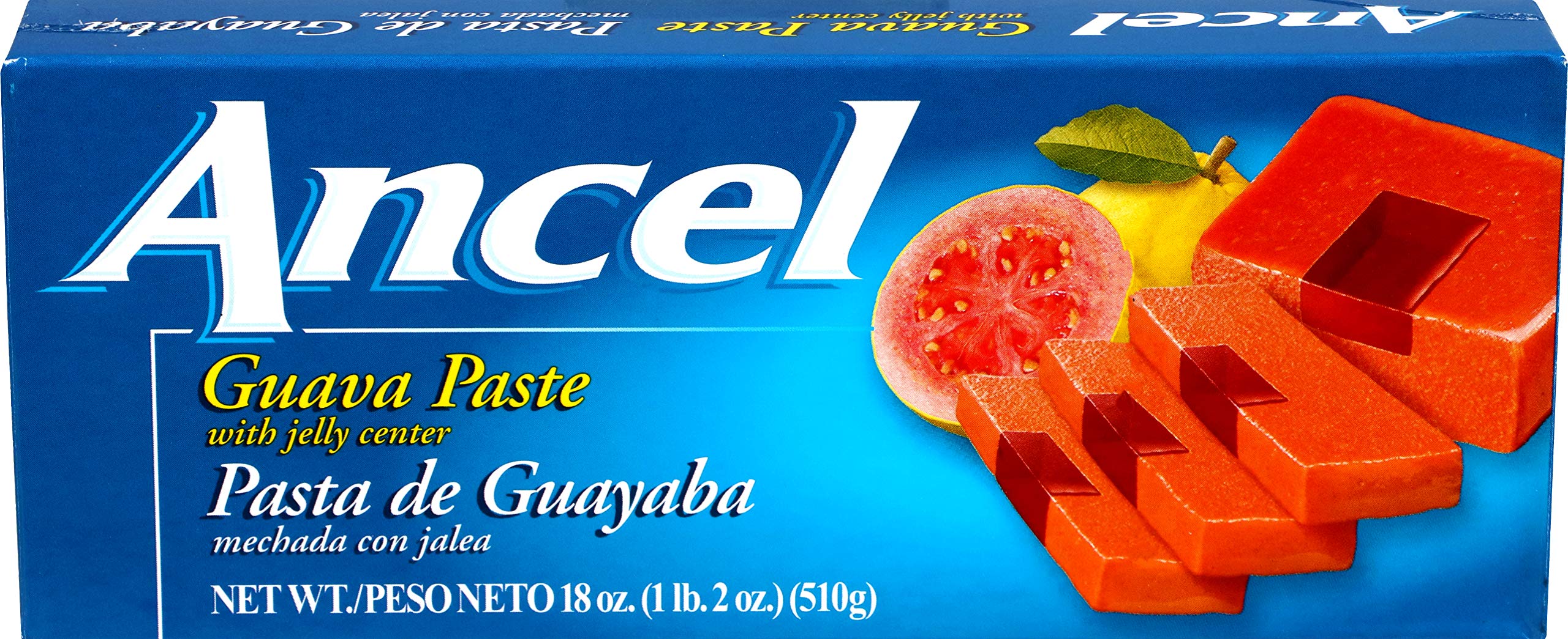 Ancel Guava Paste with Jelly Center, 18 Ounce (Pack of 12)
