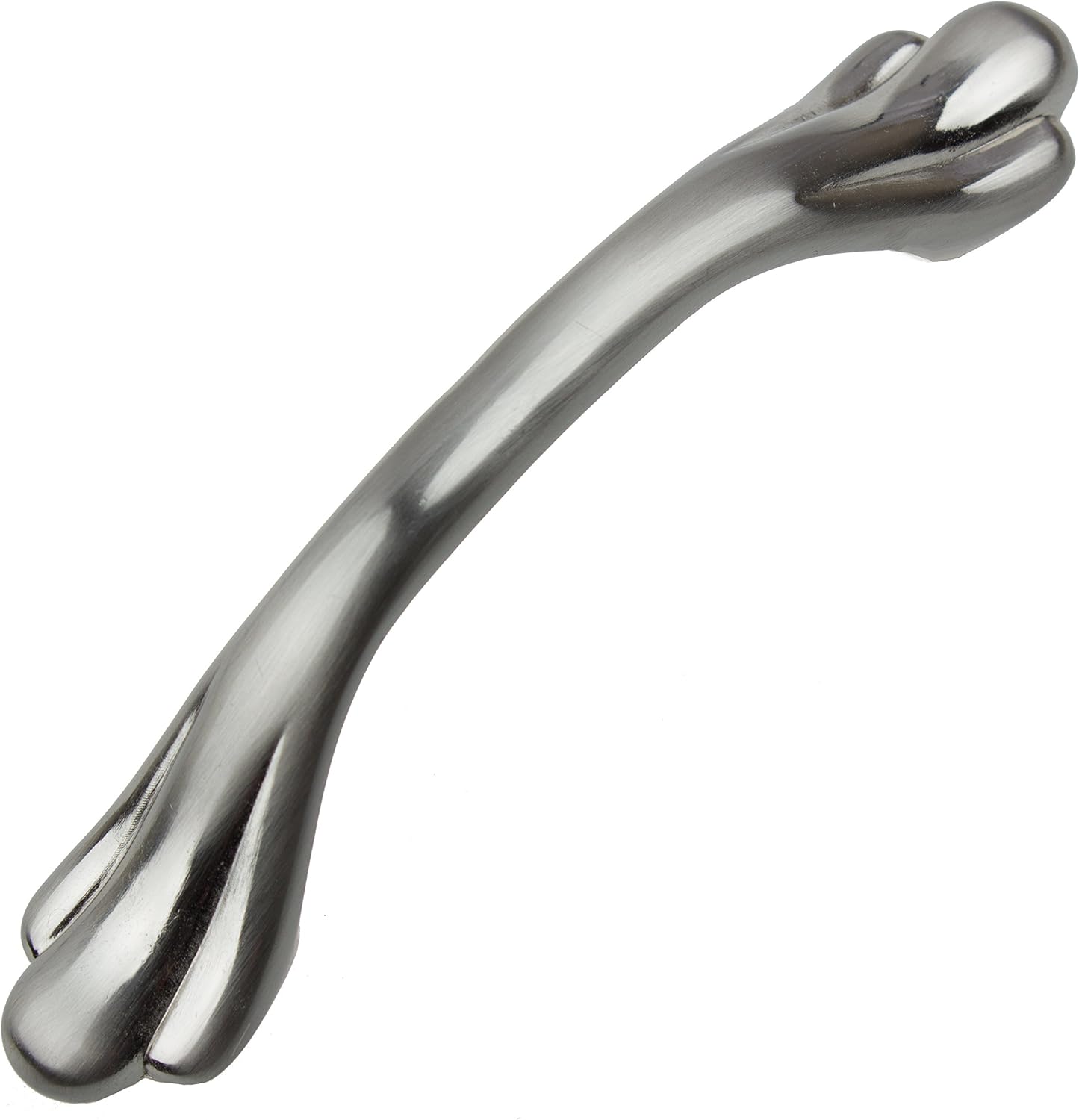 GlideRite Hardware 4229-MB-25 3 inch Cc Matte Black Classic Paw Cabinet Handle Pulls 25 Pack