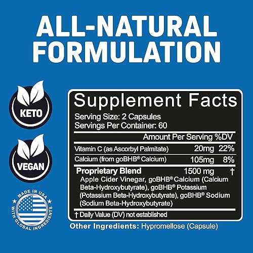 Miniatura 6 de Keto Sleep Cetonas exógenas y ayudas para dormir para adultos  Melatonina 5 mg con Keto BHB para ayudarte a conciliar el sueño más rápido  Cápsulas