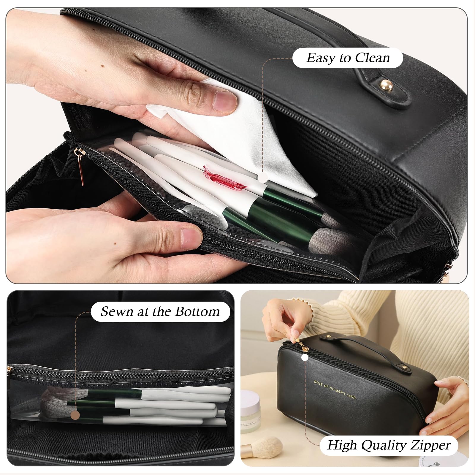 CCAIPU Travel Makeup Bag - Image 3