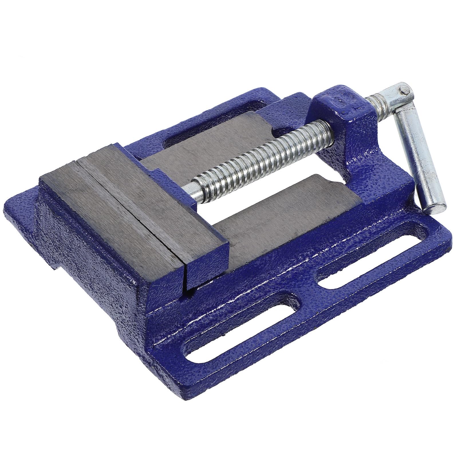 VICASKY Abrazadera de Mesa, Abrazadera de Trabajo de Banco de Acero, de 77mm, Apertura Máxima 80mm, Ranura de Instalación 110mm, para Carpintería, Taller