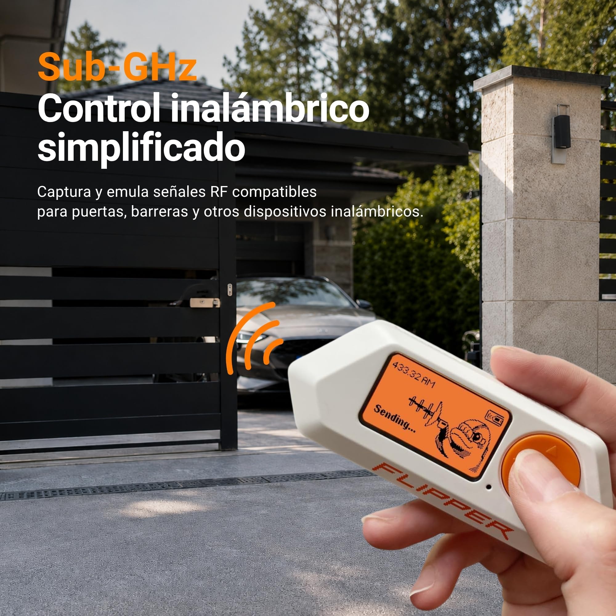Flipper Zero Essentials Kit - Flipper Zero | Funda de Silicona | Tarjeta MicroSD de 32 GB | Dispositivo Multifunción Portátil para Entusiastas de la Tecnología