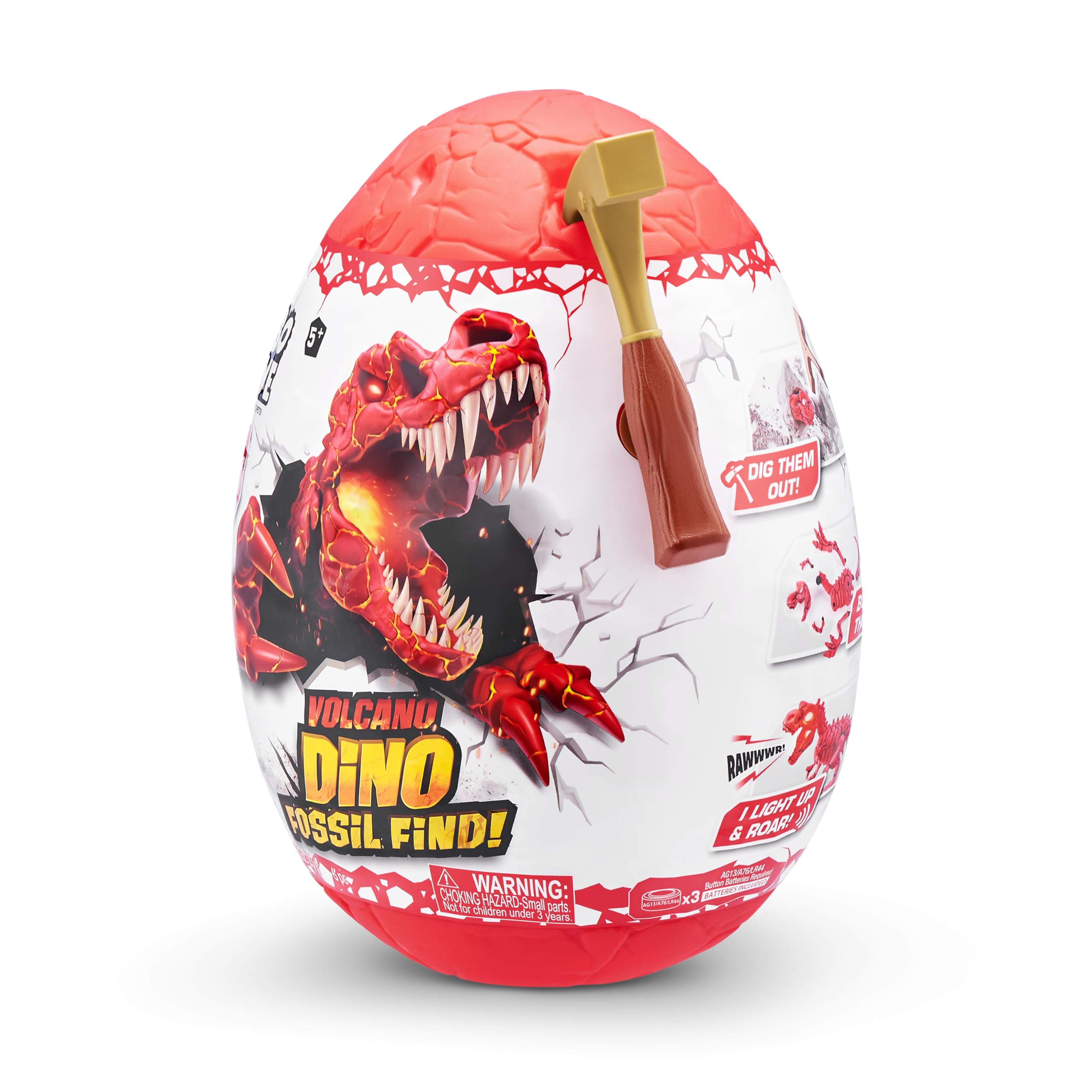 新品　ベロキサウルス　卵　レプリカ Amazon | Robo Alive Dino Fossil FIND シリーズ2 サプライズ恐竜卵