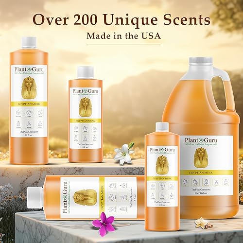 Miniatura 2 de Aceite aromático de almizcle egipcio, 8 onzas líquidas. Aceite perfumado para hacer jabón, velas, bombas de baño, mantequillas corporales. Se