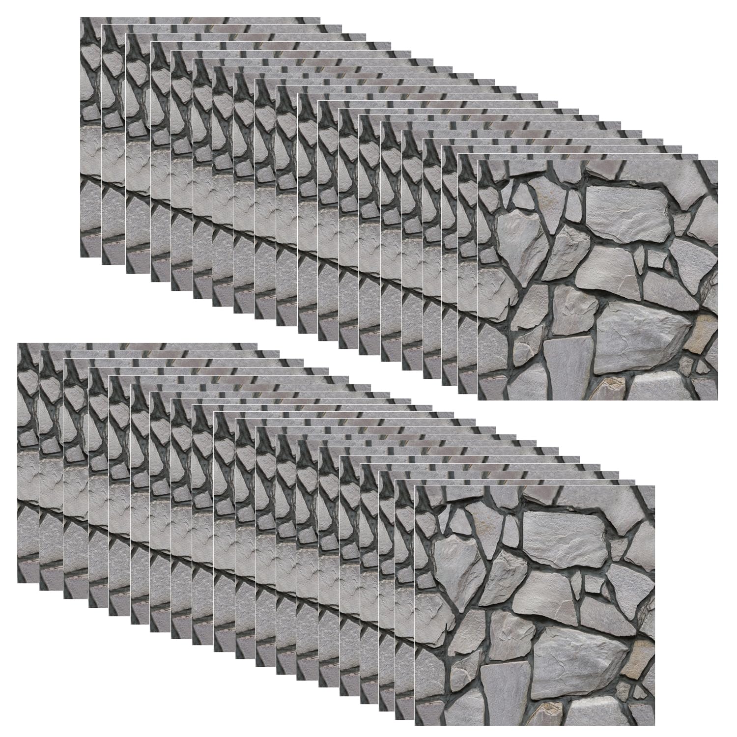 40 Piezas Papel 3D Ladrillo Pared Autoadhesivo, 30 x 30 cm Grueso Impermeable PVC Panel Decorativo Pared, Revestimiento de Paredes, Pegatinas 3D Pared para Paredes de Cocina, Oficina, Dormitorio