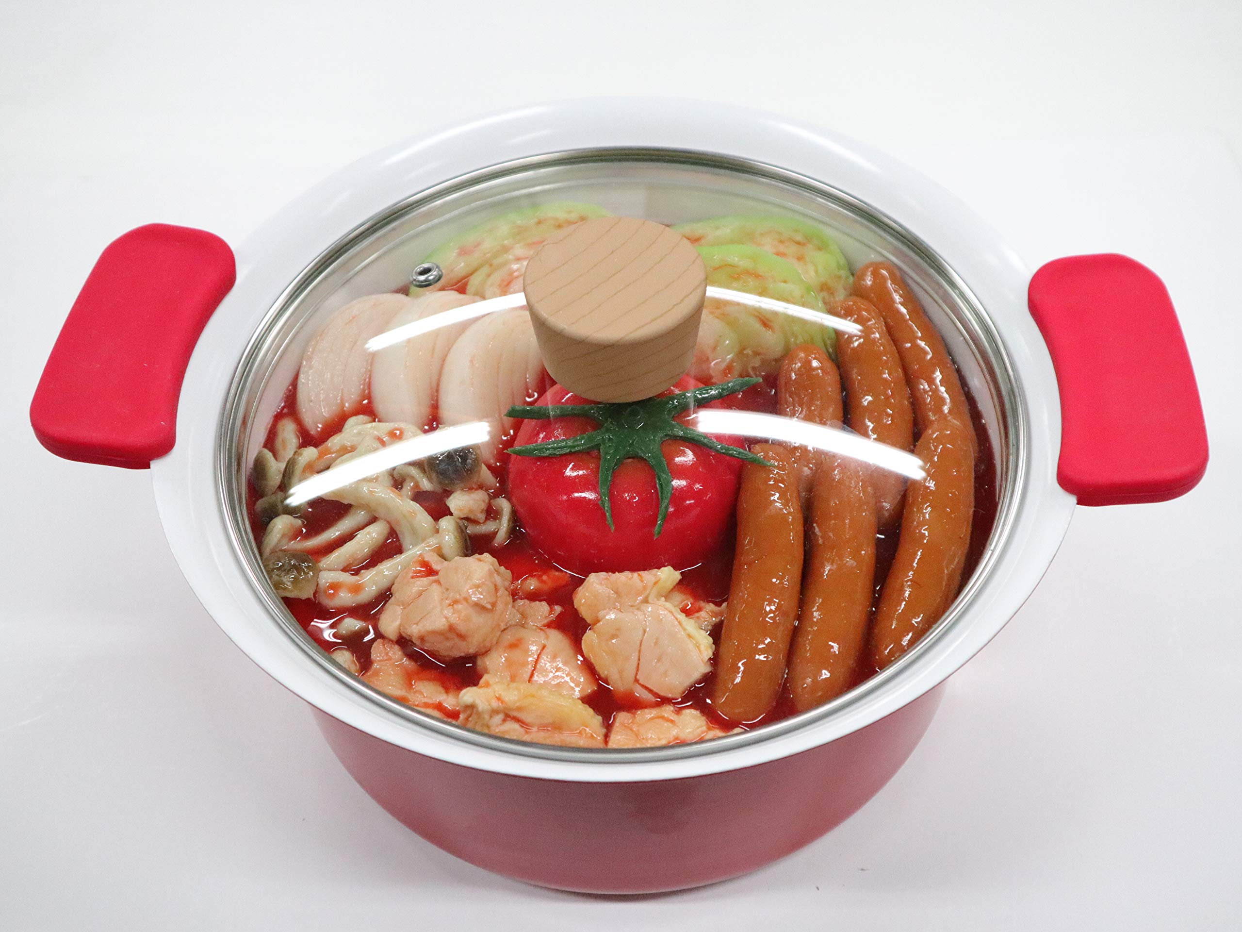 Amazon.co.jp: 食品サンプル トマト鍋 ホーロー鍋 ディスプレイ 販促