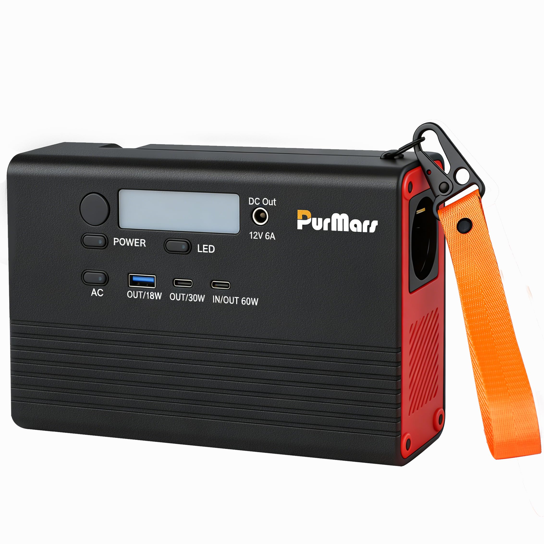 Estación De Energía Portátil, 28800mAh/92Wh con Salida AC De 230V | Soporta Carga Rápida PD De 60W, Diseño Ligero De 1,2Kg, Apto Para Aviones, Adecuado Para Camping, Viajes Y Fuente De
