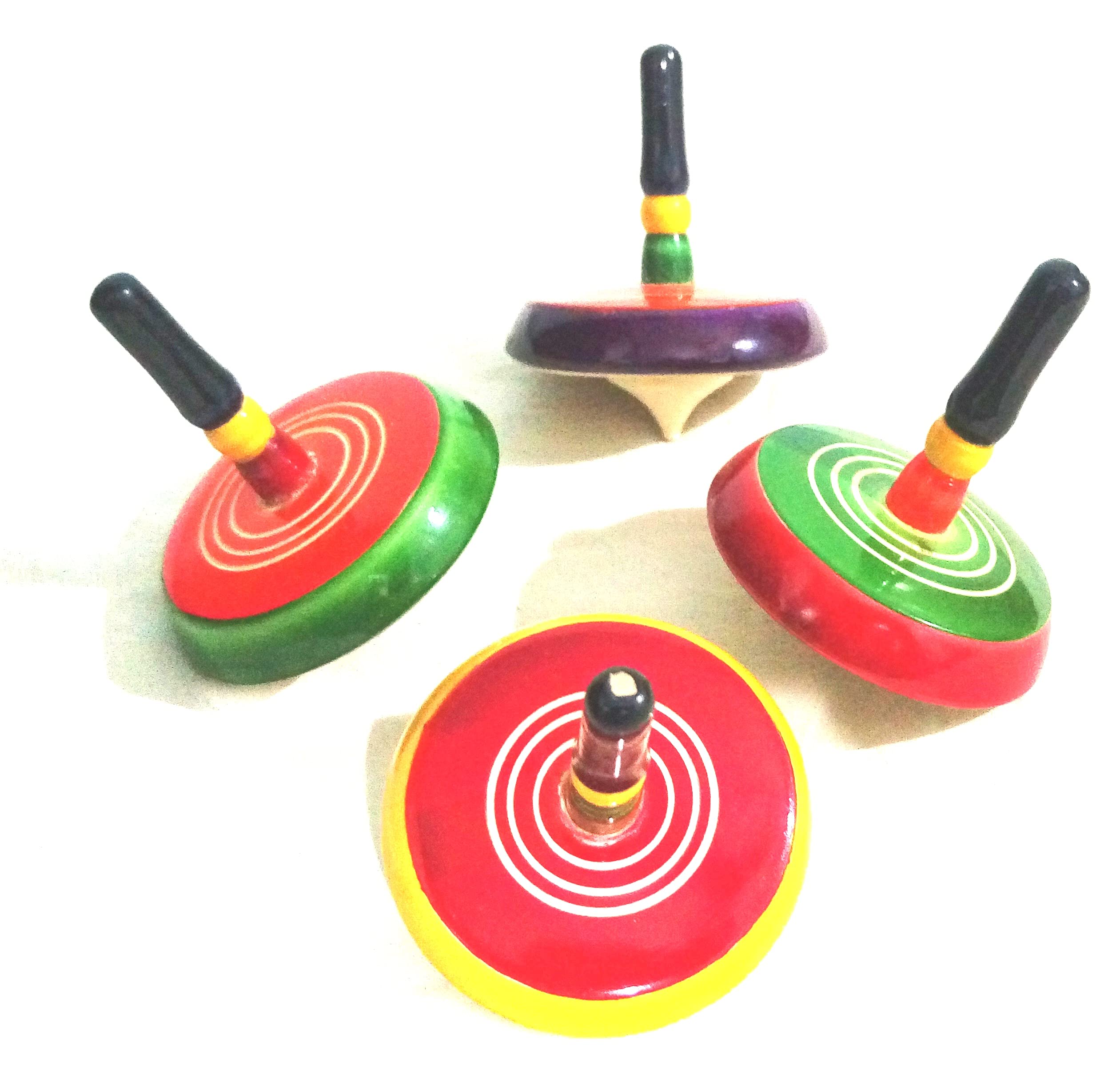 Crafts India Handcrafted channapatna Wooden Handspinner Dolls / Toys Set - 4pcs (B07NTY5MDQ) Amazon Price History, Amazon Price Tracker