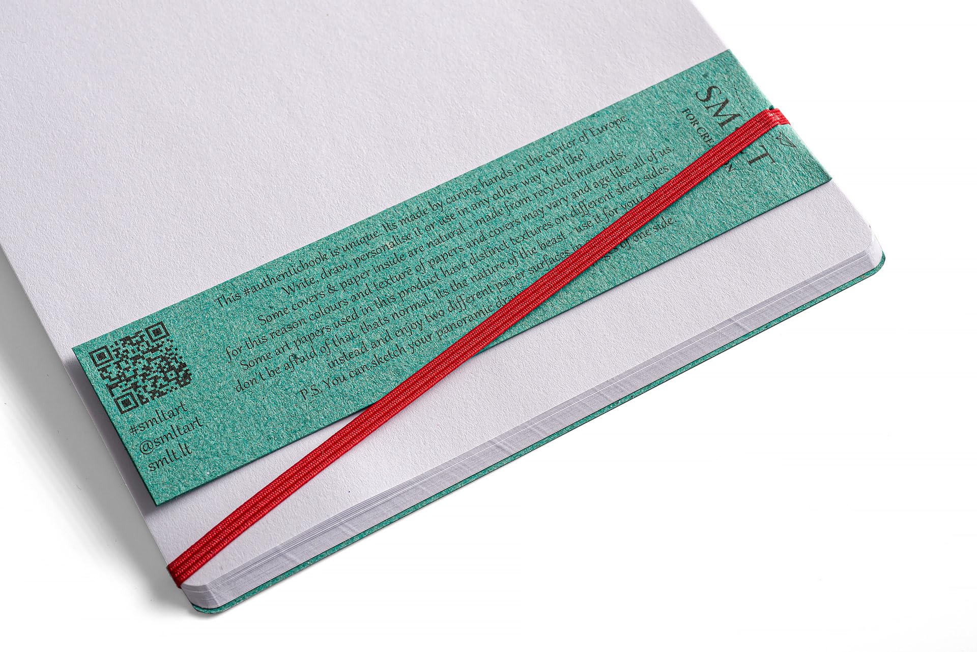SMLT with Model 32ST Authentic Authenticbook 90gsm White Paper 32 Sheets Line 245X176 mm Stitched Sketch - Image 3