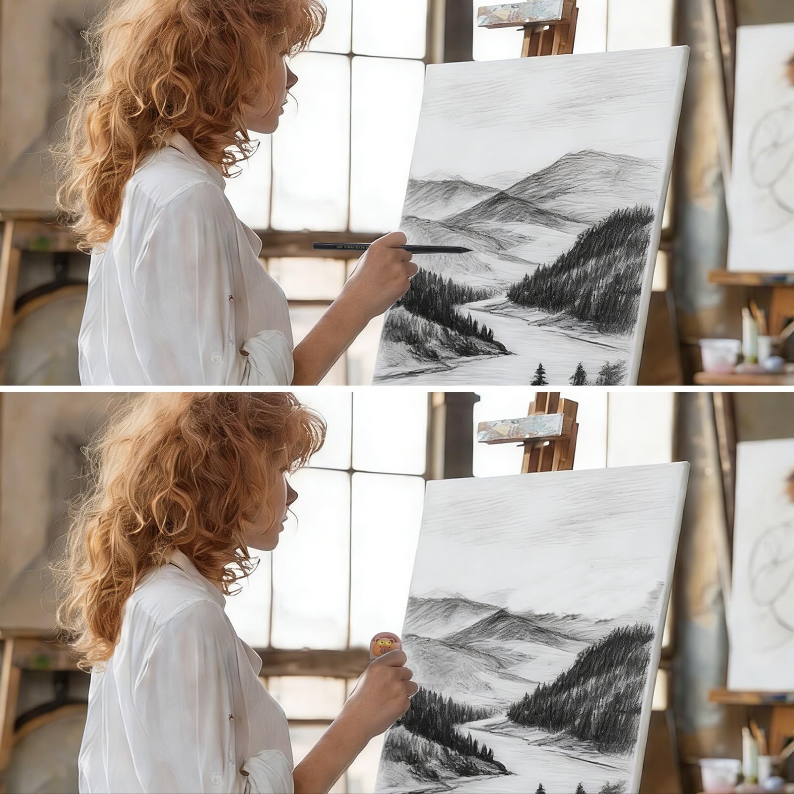 36Pcs Erasable Gel Pens Set 14 Pens with 12 Erasable Gel cute Pens and 2 Pencils 20 Refills — view 5