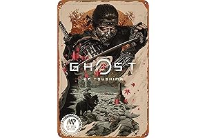 Ghost of Tsushima: Vintage Metal Sign for Home Decor Art