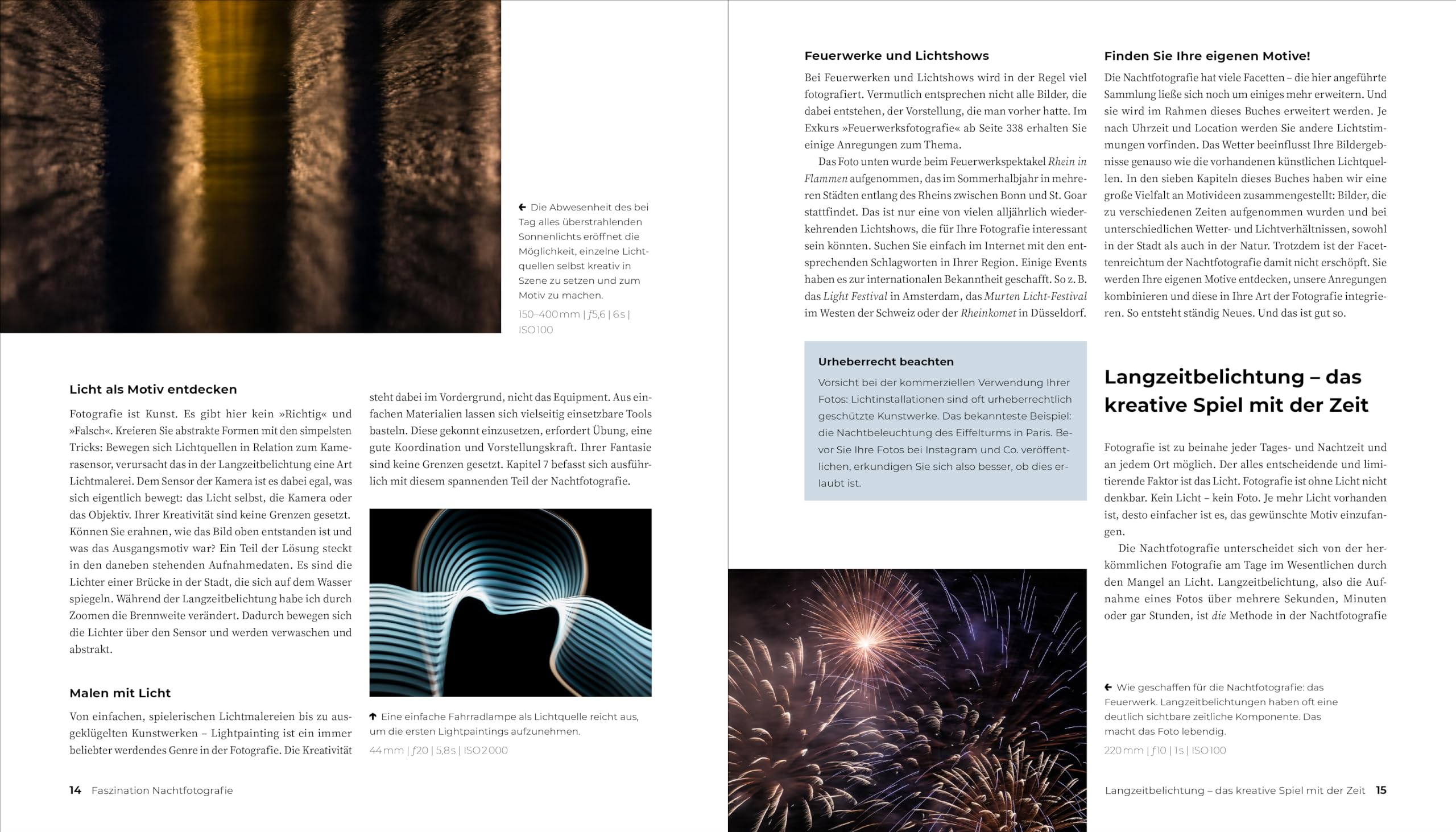 Nachtfotografie: Kreativ fotografieren mit Langzeitbelichtung, Lightpainting und Available Light. Wissen, Workshops und Inspiration