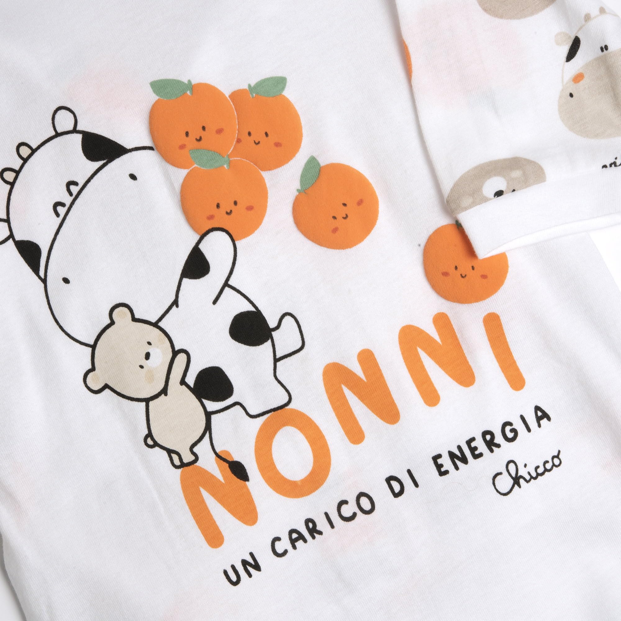Chicco, Tutina Neonato/Neonata, con Comoda Apertura Posteriore con Bottoncini, 100% Cotone, Lavabile in Lavatrice, Abbigliamento Neonato/Neonata 0-24 Mesi, Designed in Italy