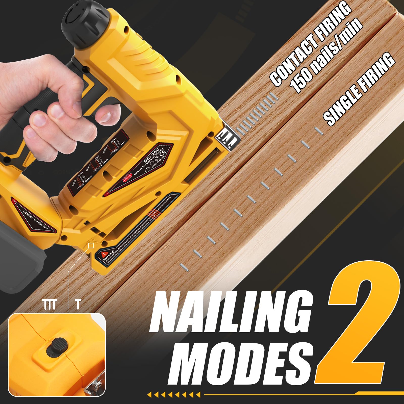Roadtime Agrafeuse Electrique pour DeWalt 20 V batteries (sans batterie)