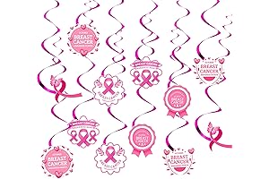 Breast Cancer Awareness Hanging Swirls: The Perfect Touch for October Activities