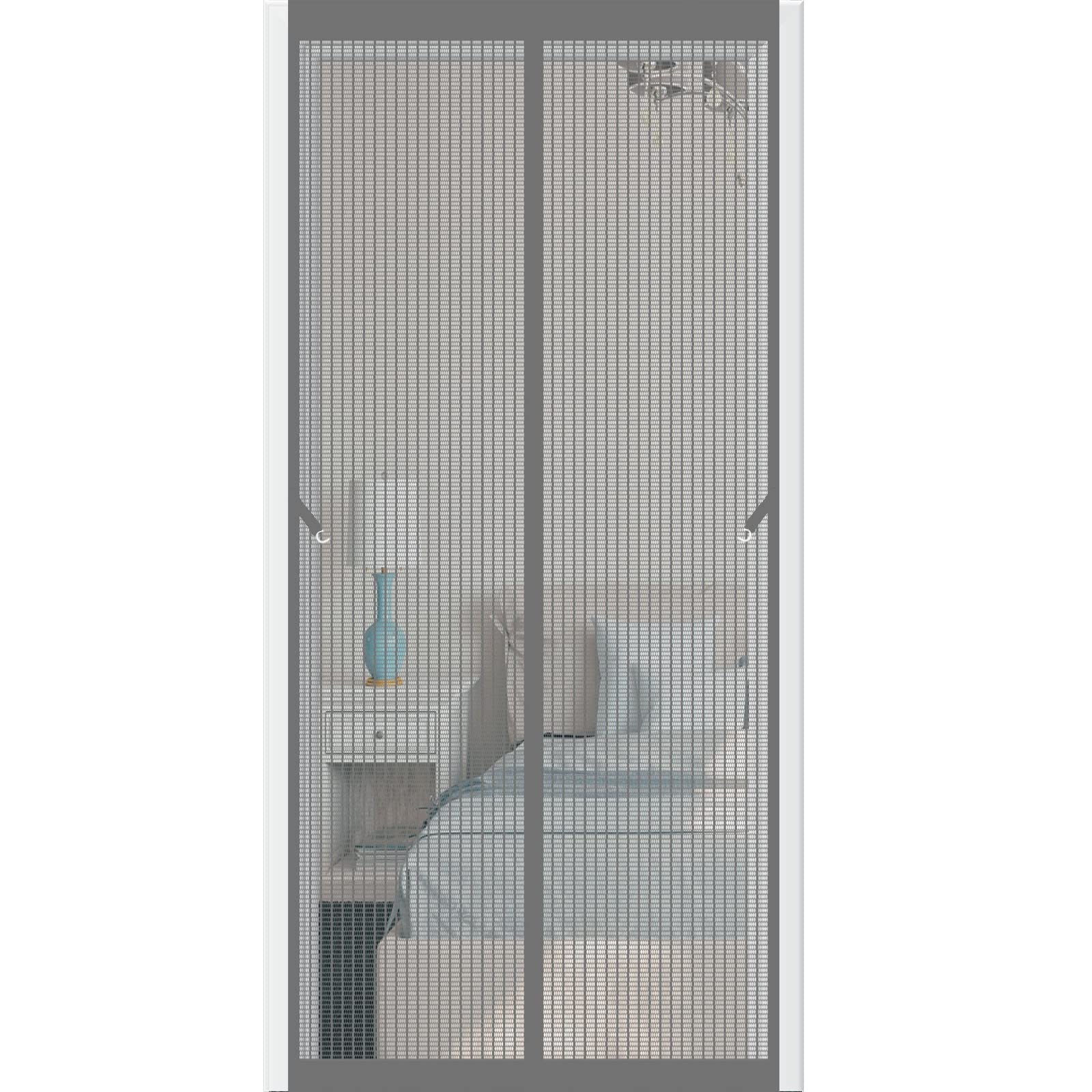 Porte Moustiquaire Magnétique, 115 X 200 Cm Rideau Magnétique