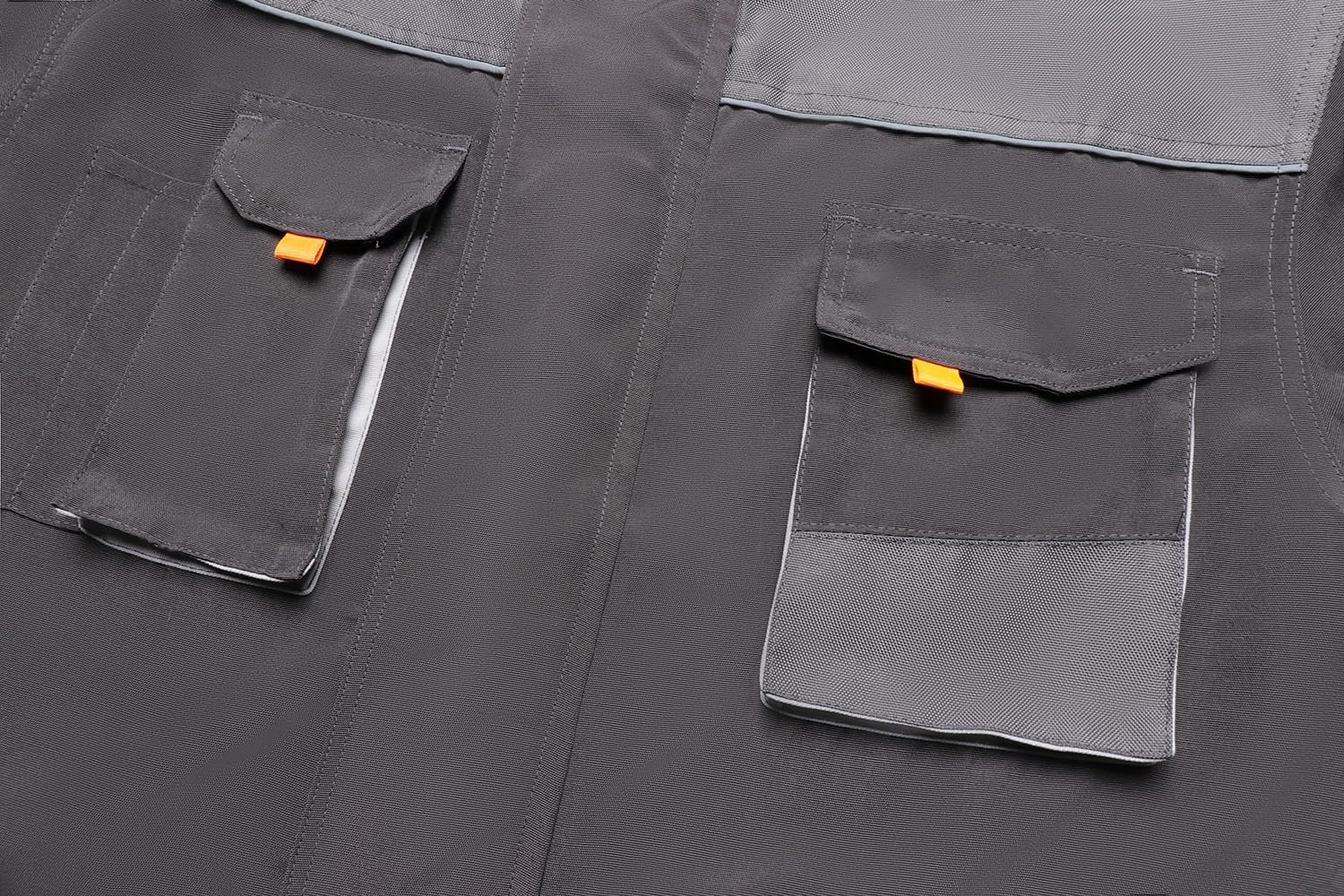 Yukirtiq Werkoverall voor heren, meerdere zakken, garage, werk, jumpsuit, ritssluiting, overall, eendelig, werkkleding, monteur-overalls, Donkergrijs, XL Yukirtiq Werkoverall voor heren, meerdere zakken, garage, werk, jumpsuit, ritssluiting, overall, eendelig, werkkleding, monteur-overalls, Donkergrijs, XL